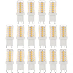 16 x G9 LED Non-Dimmable Light Bulb 2.3W Warm White