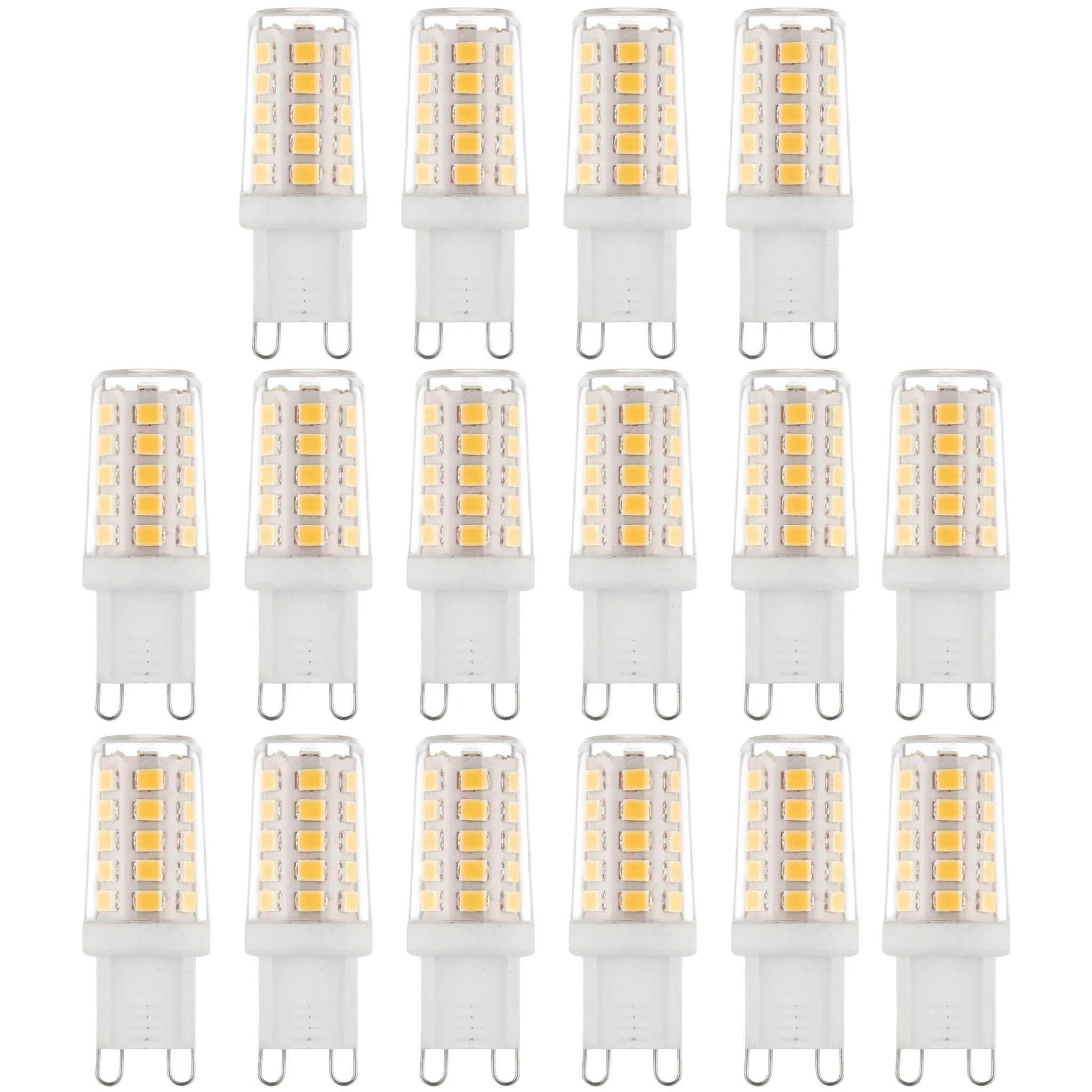 16 x G9 LED Non-Dimmable Light Bulb 2.3W Warm White