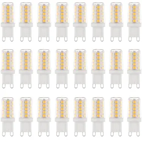 24 x G9 LED Non-Dimmable Light Bulb 2.3W Warm White