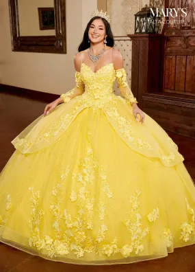 3D Floral Quinceanera Dress by Alta Couture MQ3098