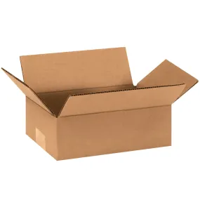 9 x 6 x 3 Flat Corrugated Boxes