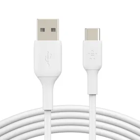 Belkin Boost Charge 1 Meter USB-C to USB-A Cable - White