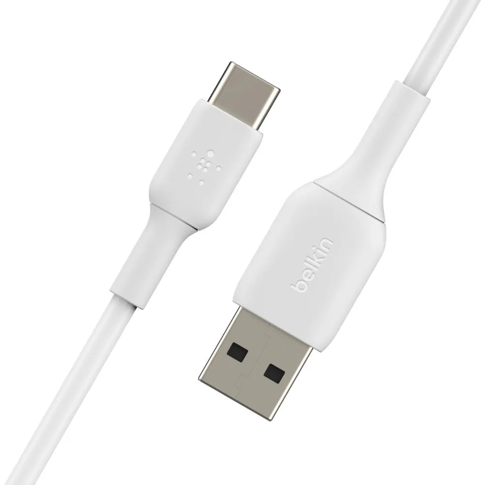 Belkin Boost Charge 1 Meter USB-C to USB-A Cable - White