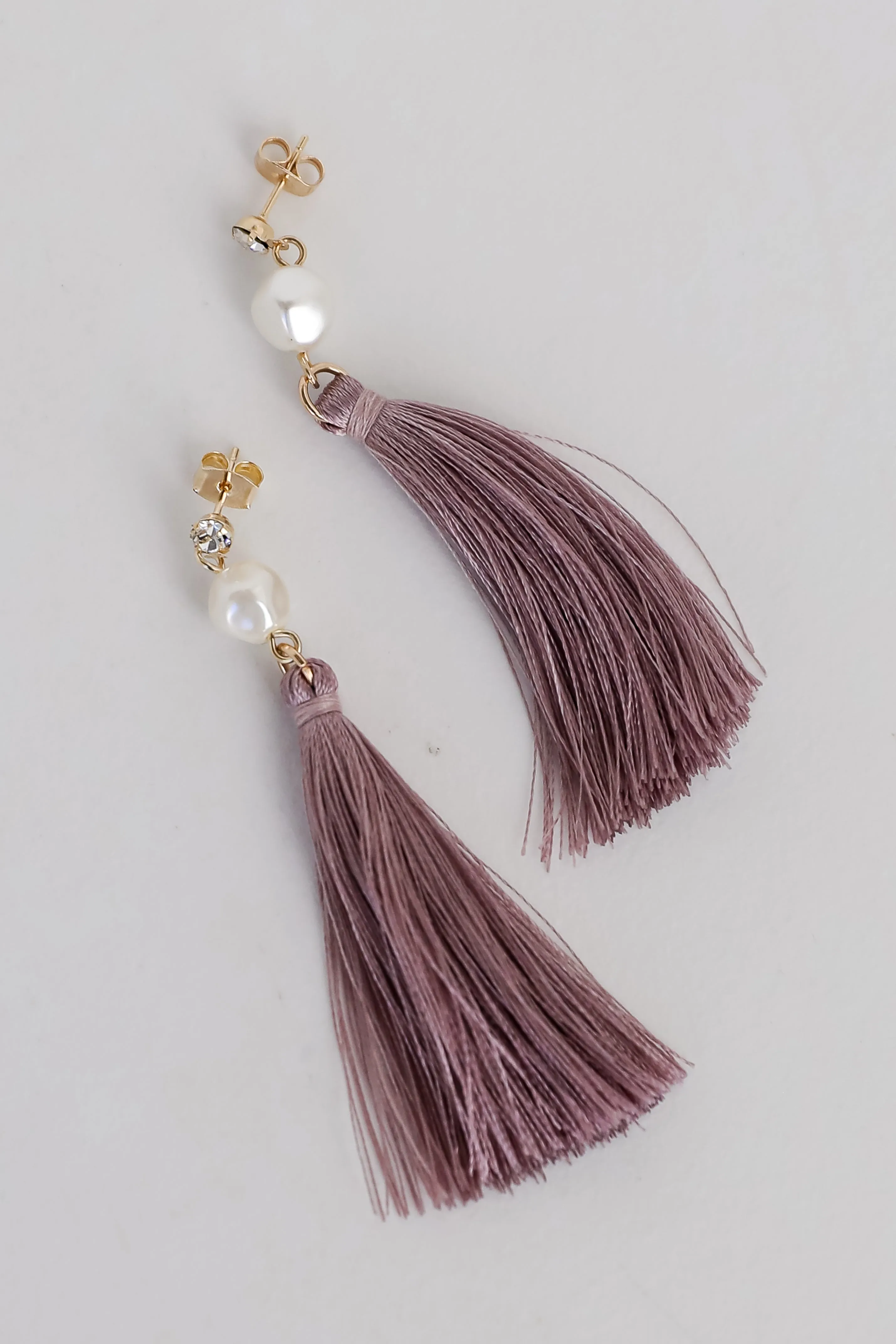 Bianca Gold Tassel Earrings