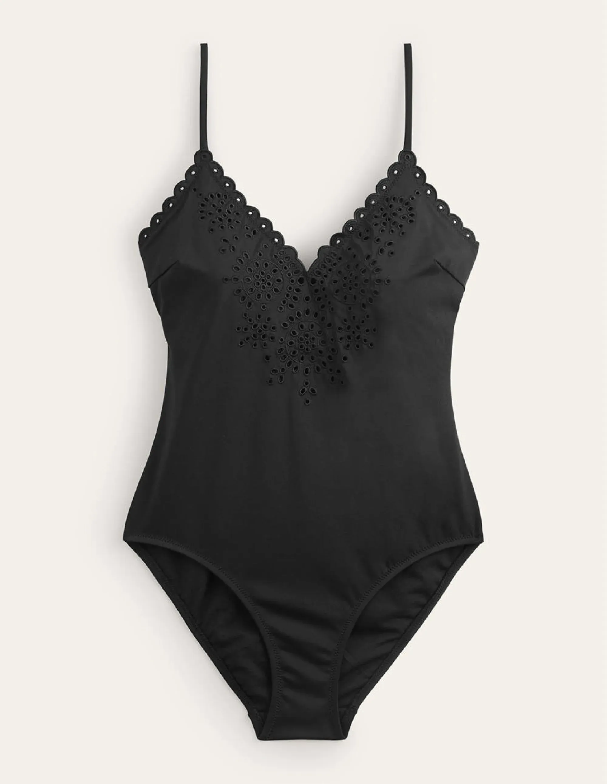 Broderie V-neck Swimsuit