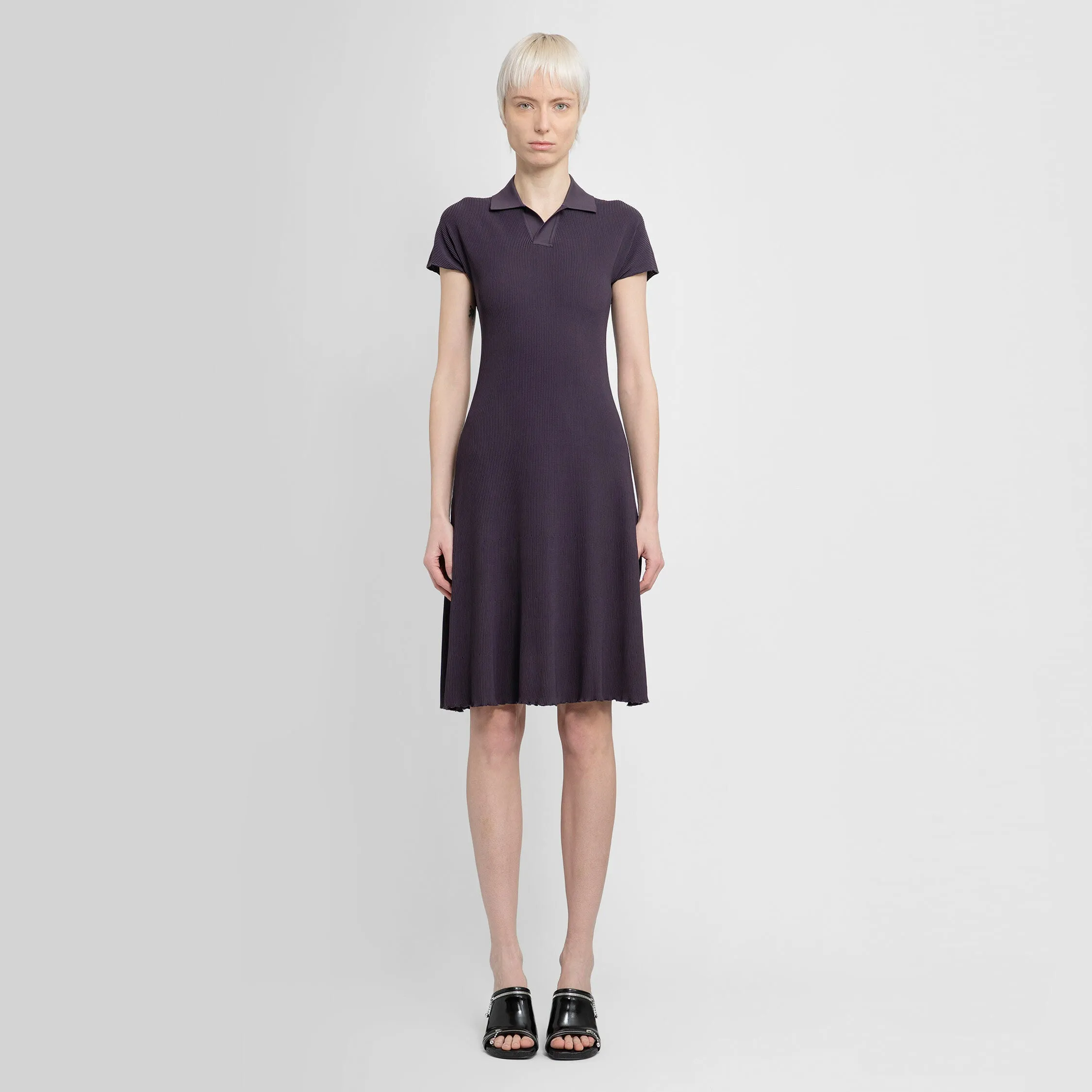 BURBERRY WOMAN PURPLE DRESSES