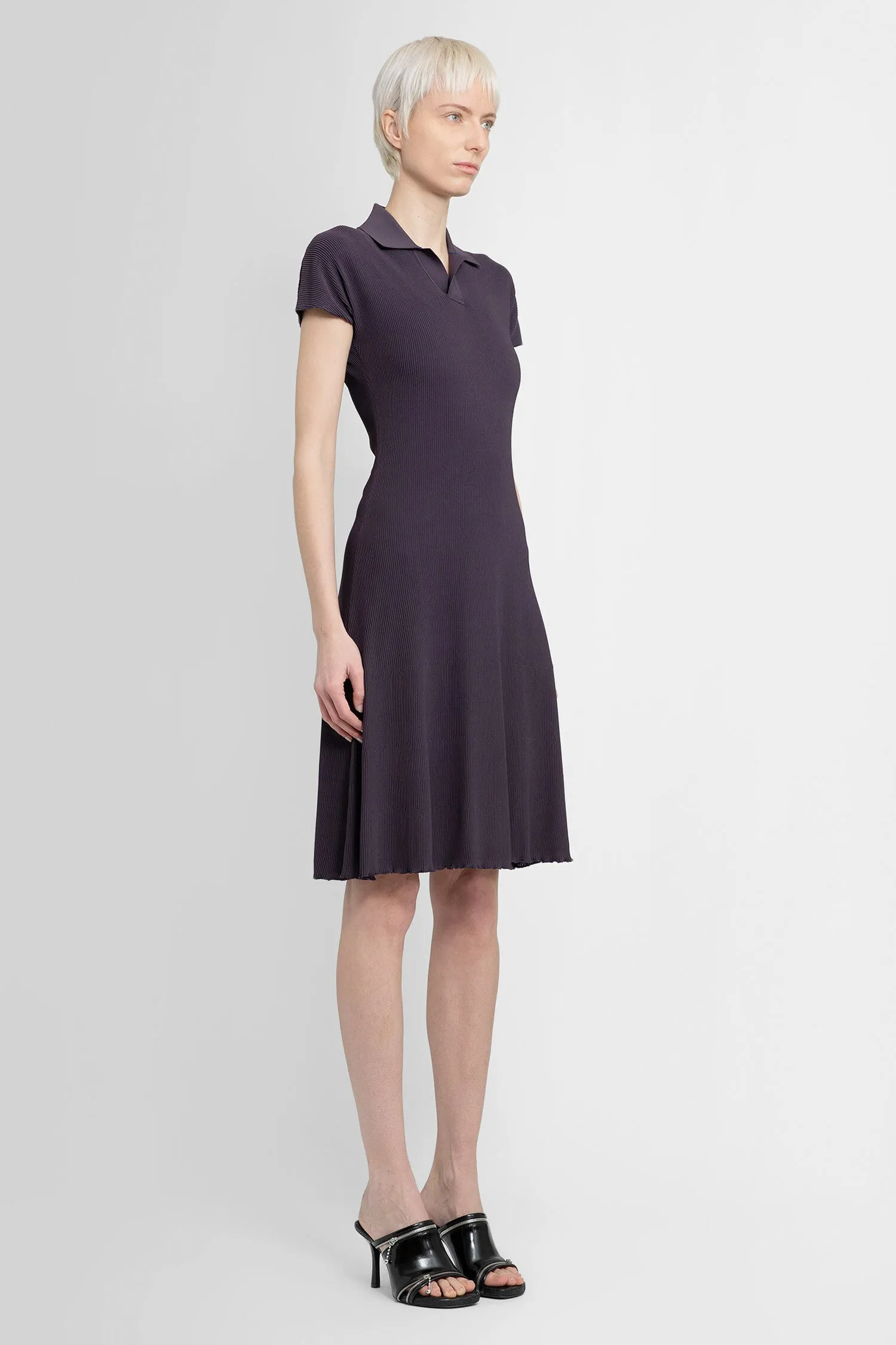 BURBERRY WOMAN PURPLE DRESSES