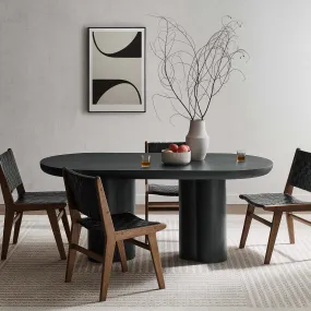 Caspian 72" Oval Concrete Dining Table by Modway