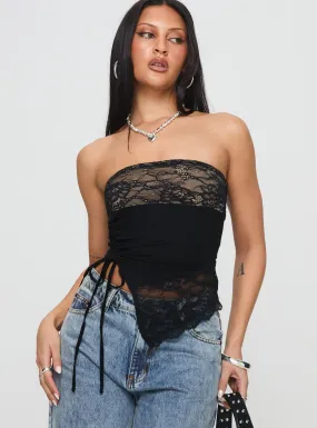 Chianti Strapless Top Black