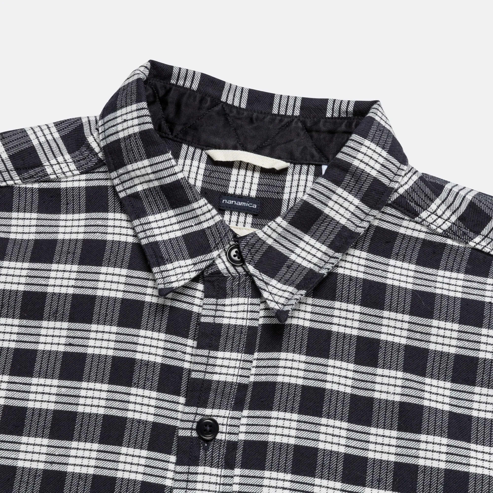 Cotton Nep Deck Shirt - Navy