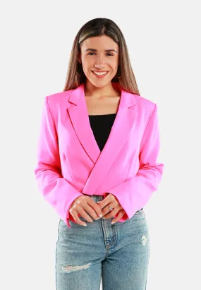 Cropped Tailored Blazer