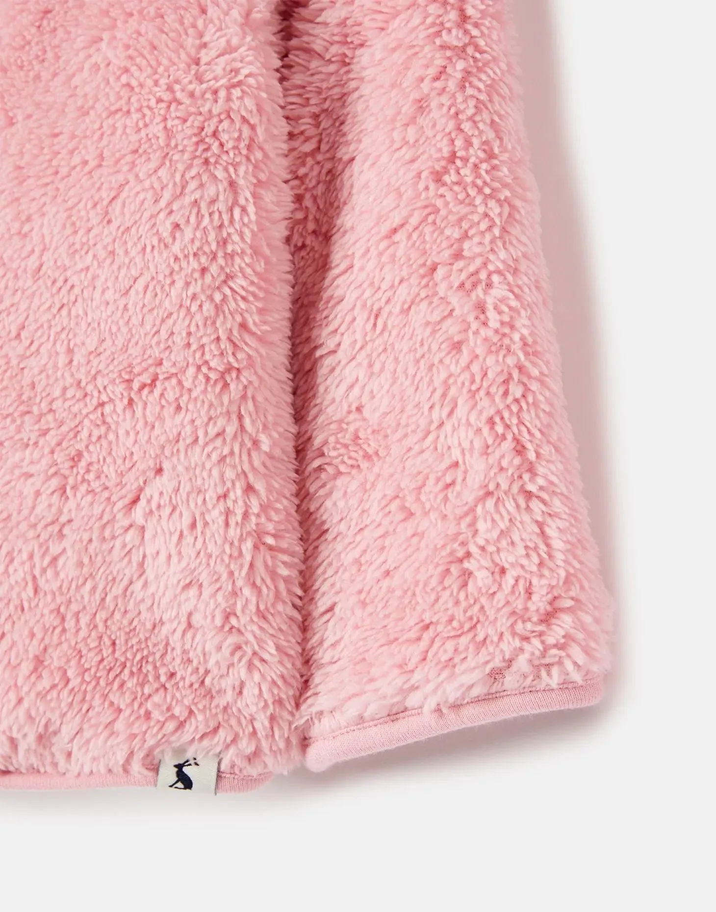 Cuddle Zip Through Recycled Fleece - Catpink | Joules