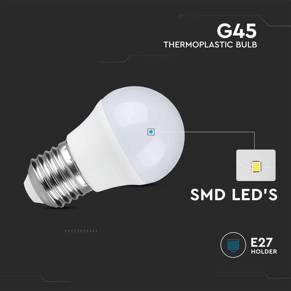 E27 LED 4.5W Non-Dimmable Lamp/Bulb (40W Equivalent)