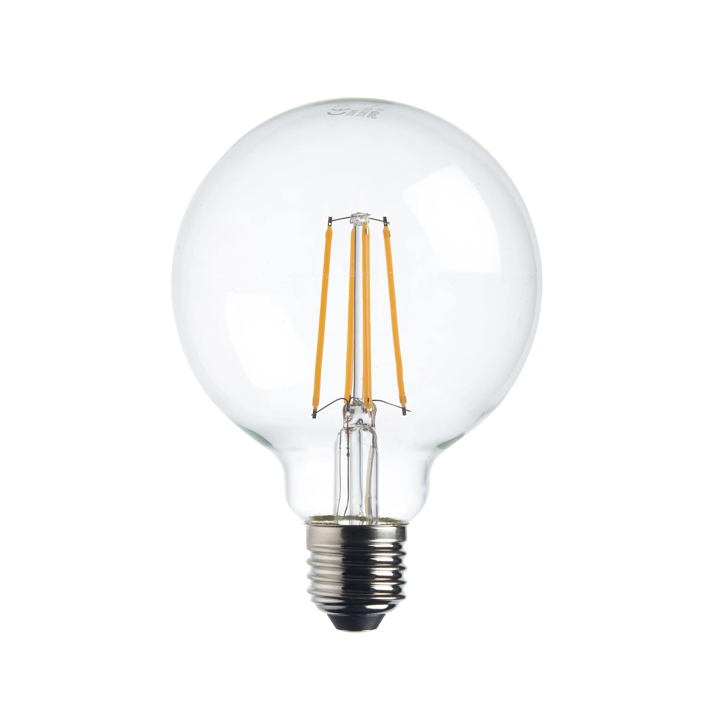 E27 Warm White LED Filament Globe Light Bulb Dimmable 7W