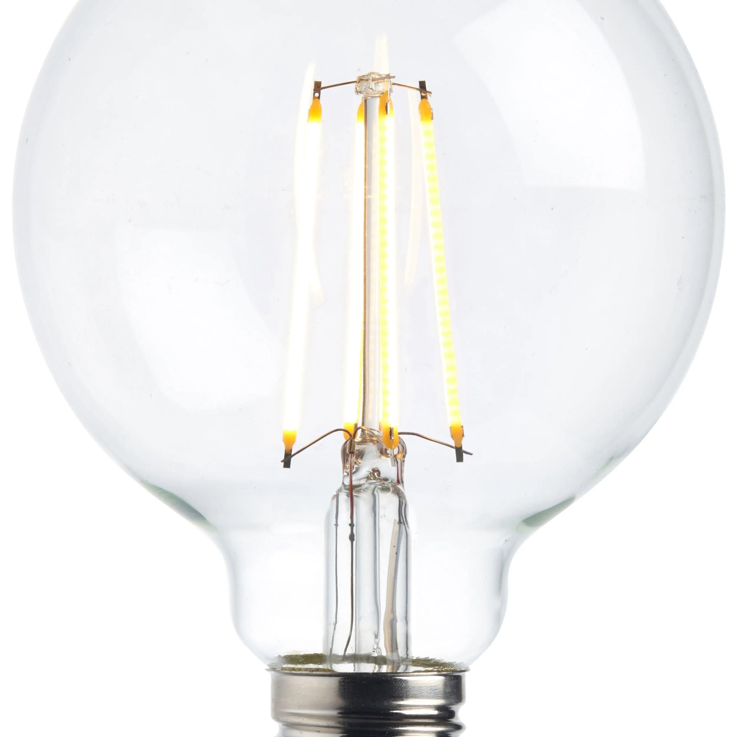 E27 Warm White LED Filament Globe Light Bulb Dimmable 7W