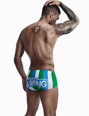 Low Rise Boxer Brief Stripe Swimwear 90807