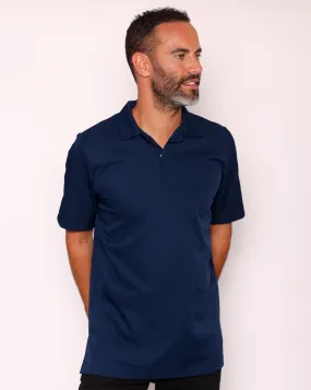 Men's Sketch V-Neck Collared Work Tunic