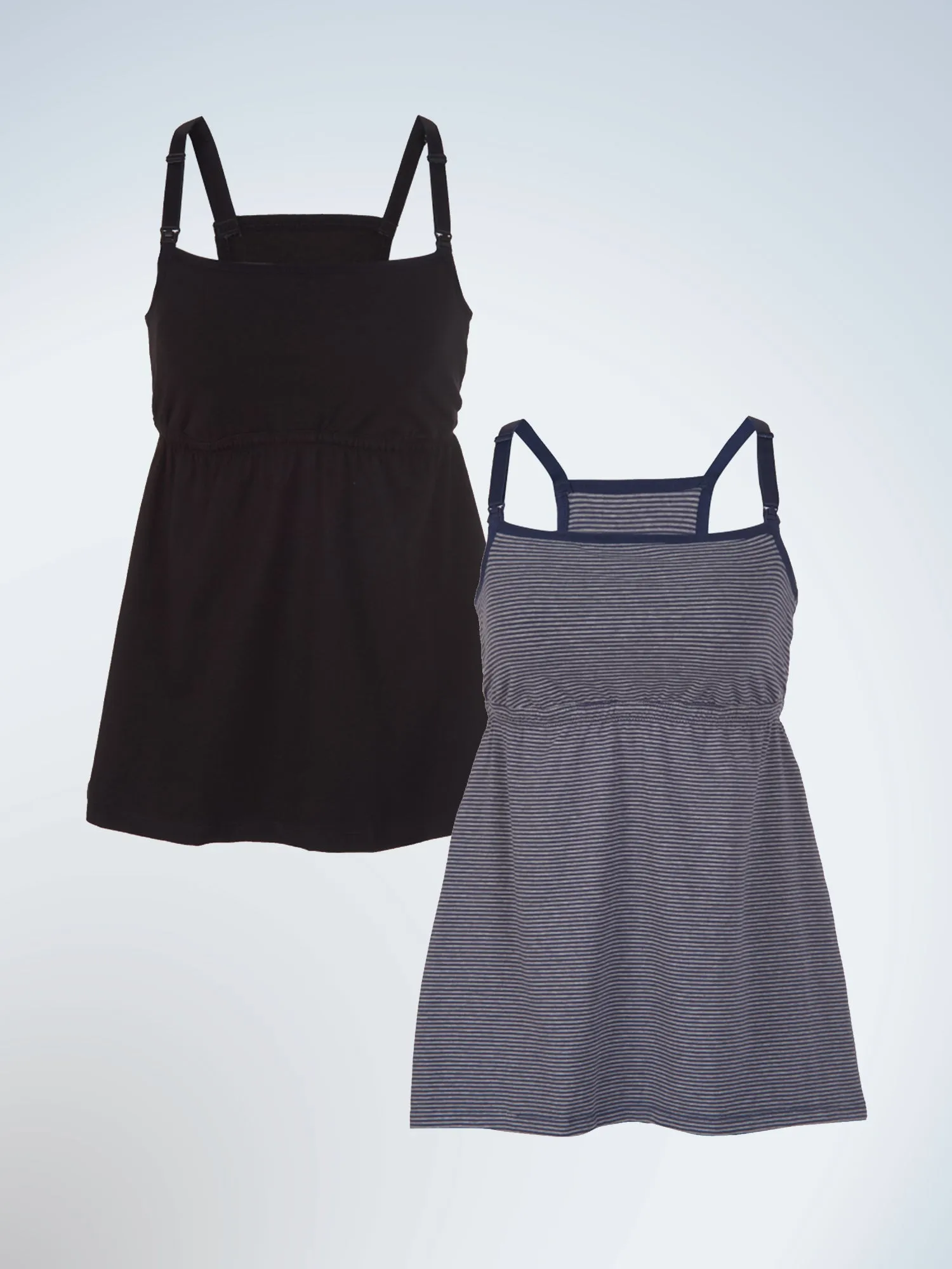 Modern Square Neck Nursing Cami 2-Pack