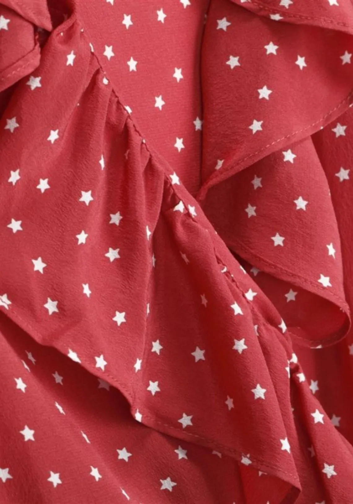 Nonothing | Women's 100% silk wrap dress in red polka dot