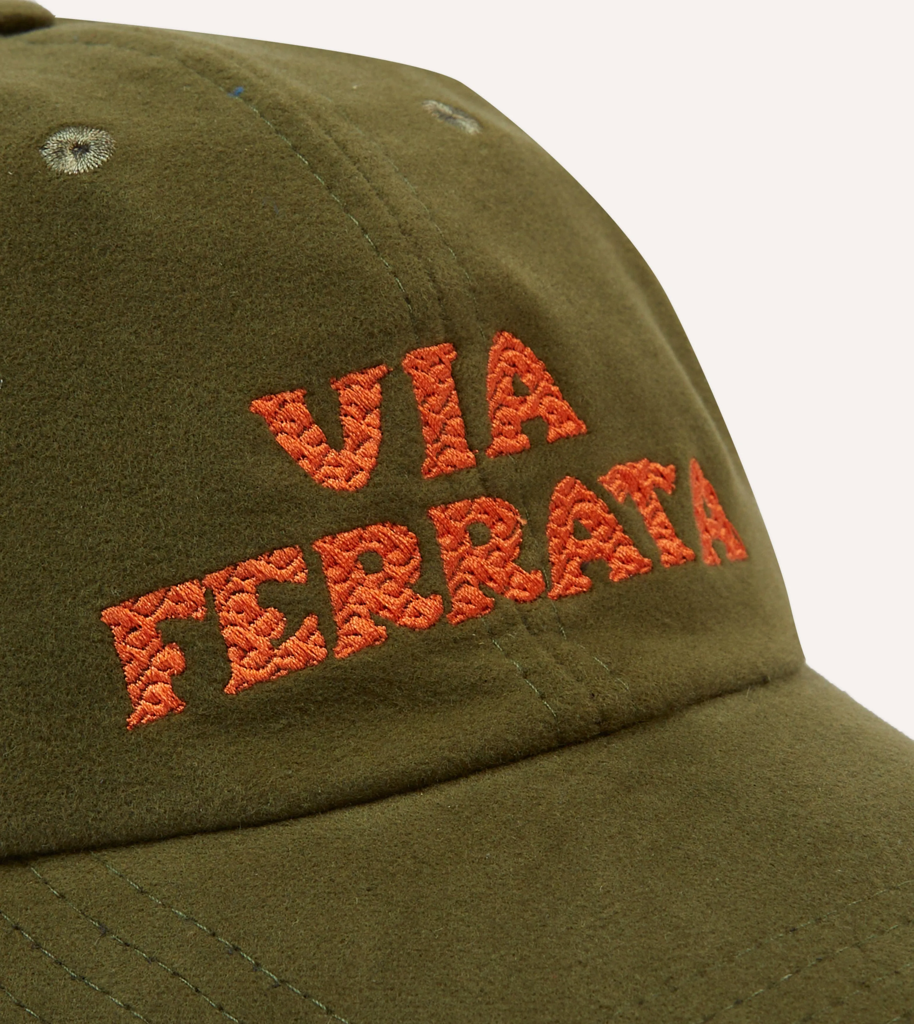 Olive Moleskin Via Ferrata Baseball Cap