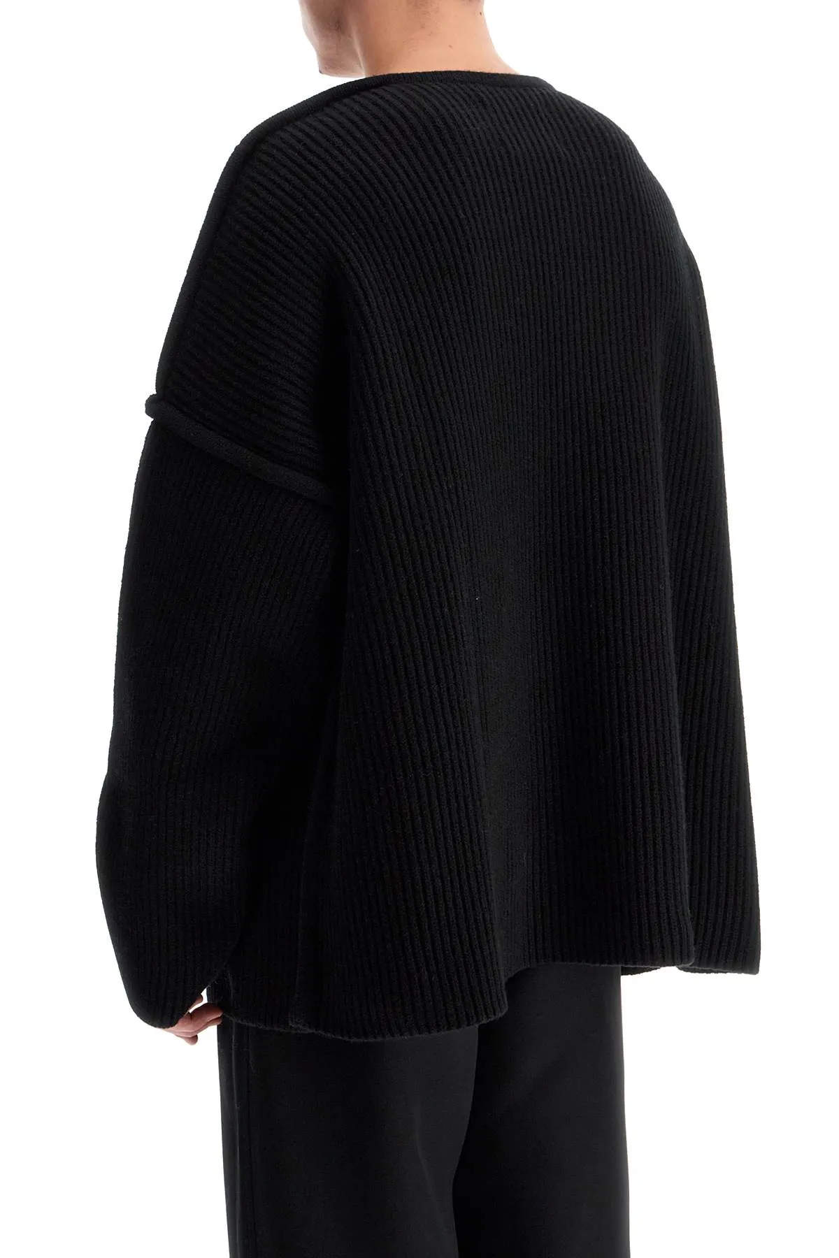 OVERSIZED RIBBED WOOL PUL