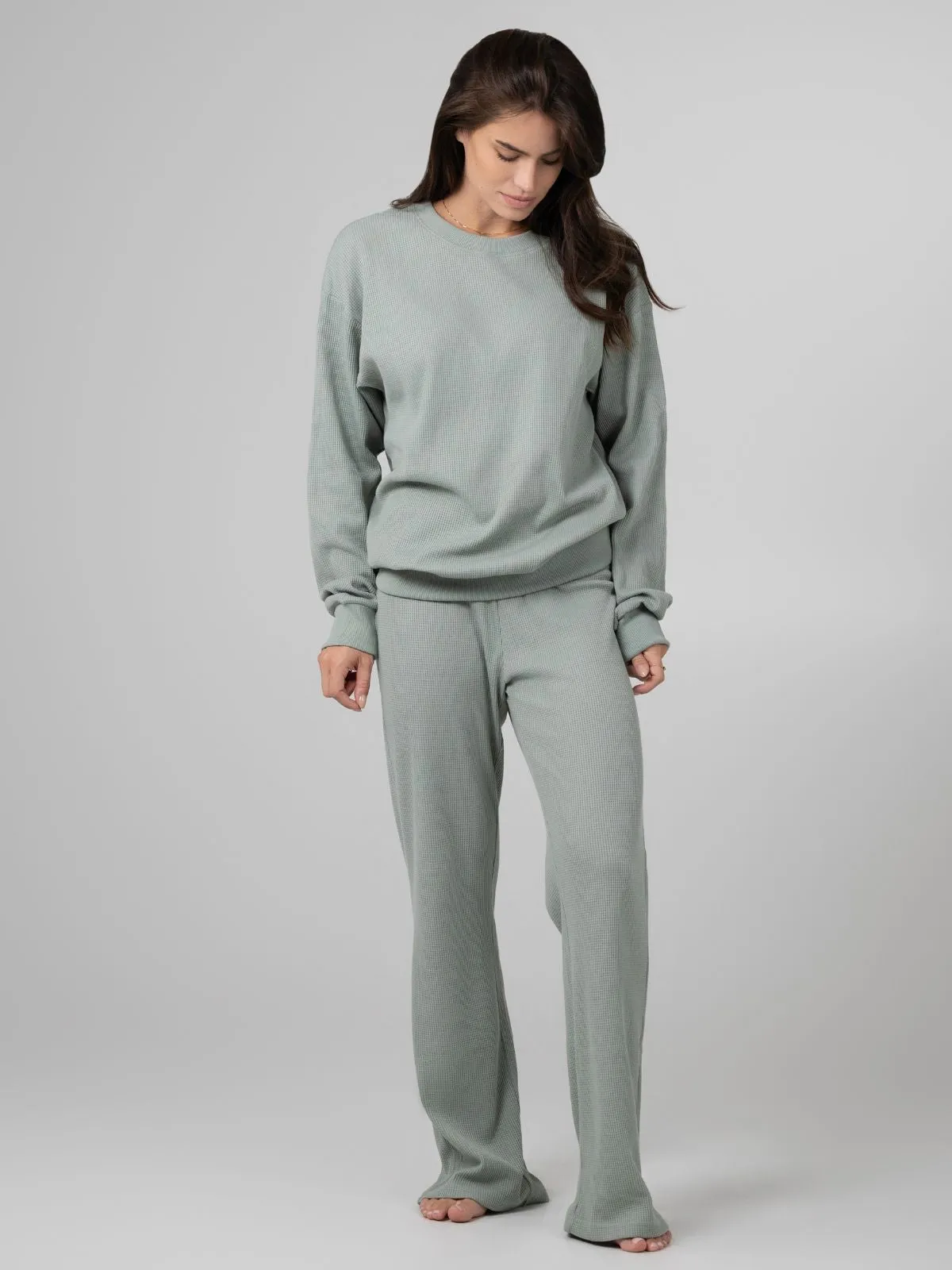 Waffle Lounge Relaxed Sweatpants