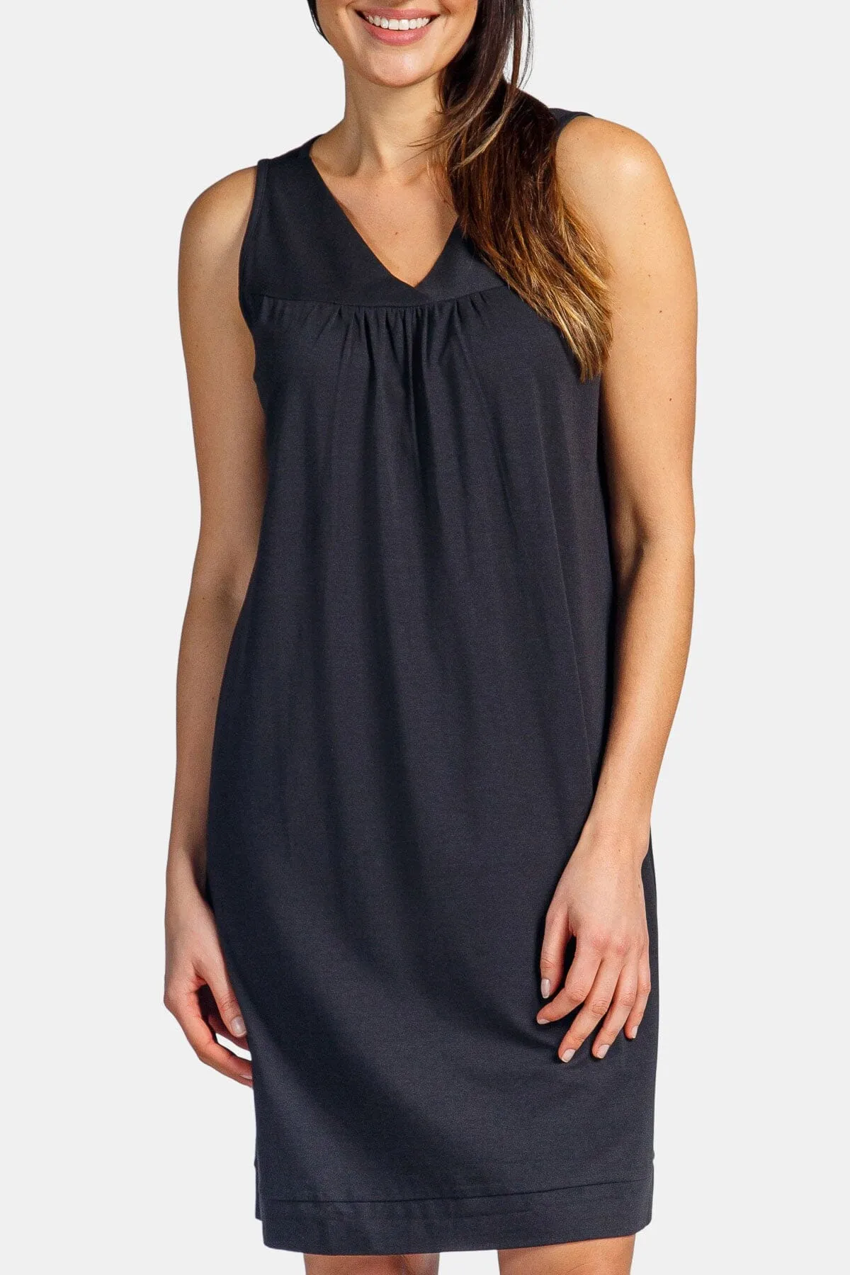 Women's Sleeveless Jersey Nightgown - Relaxed Fit